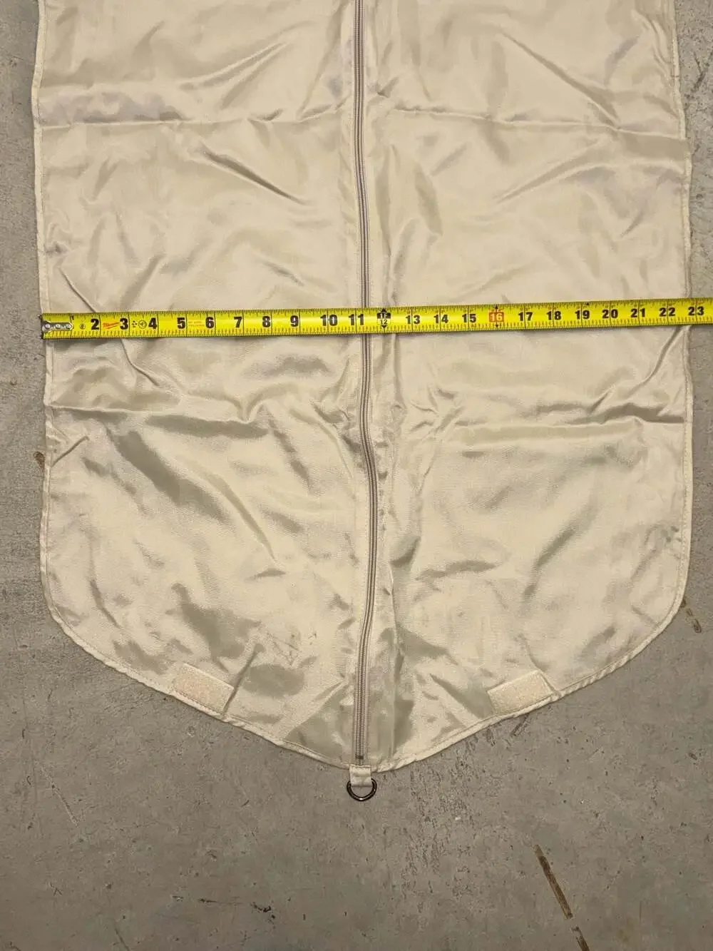 Vintage Burberry Prorsum Tan Nylon Garment Bag Dust Cover with Silver Knight Log